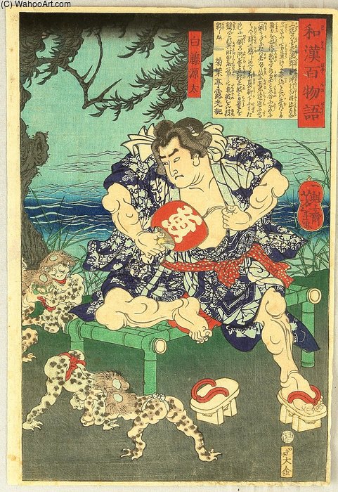Order Oil Painting Replica One Hundred Ghost Stories From Japan And China by Tsukioka Yoshitoshi (1839-1892, Japan) | ArtsDot.com