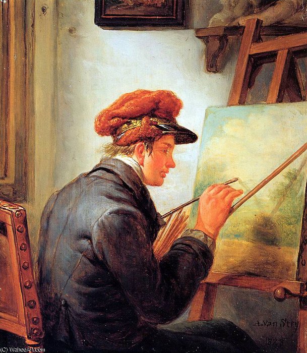 Order Paintings Reproductions The artists son Sun by Abraham Van Strij (1753-1826, Netherlands) | ArtsDot.com