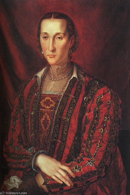 Order Art Reproductions Eleonora of Toledo by Agnolo Bronzino (1503-1572, Italy) | ArtsDot.com