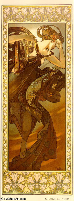 Order Paintings Reproductions evestar by Alphonse Maria Mucha (1860-1939, Czech Republic) | ArtsDot.com