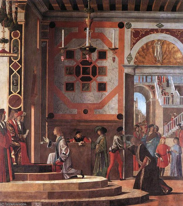 Order Art Reproductions the ambassadors depart by Vittore Carpaccio (1465-1526, Italy) | ArtsDot.com