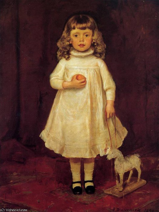 Buy Museum Art Reproductions F. B. Duveneck as a Child by Frank Duveneck (1848-1919, United States) | ArtsDot.com