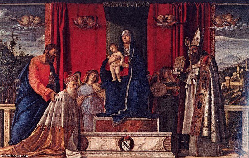 Order Oil Painting Replica Barbarigo altarpiece by Giovanni Bellini (1433-1516, Italy) | ArtsDot.com