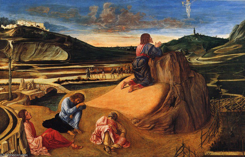 Buy Museum Art Reproductions The agony in the garden by Giovanni Bellini (1433-1516, Italy) | ArtsDot.com