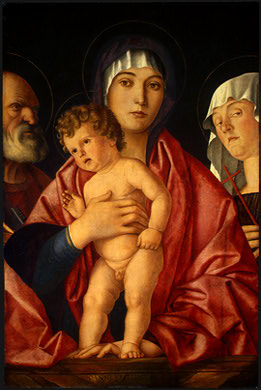 Order Art Reproductions madonna and child with saints by Giovanni Bellini (1433-1516, Italy) | ArtsDot.com