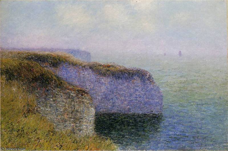 Buy Museum Art Reproductions Cliffs of Etretat, 1902 by Gustave Loiseau (1865-1935, France) | ArtsDot.com