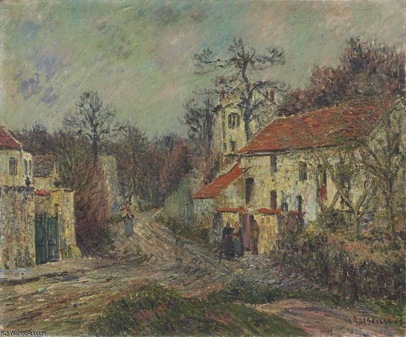 Order Art Reproductions Winter in Chaponival by Gustave Loiseau (1865-1935, France) | ArtsDot.com