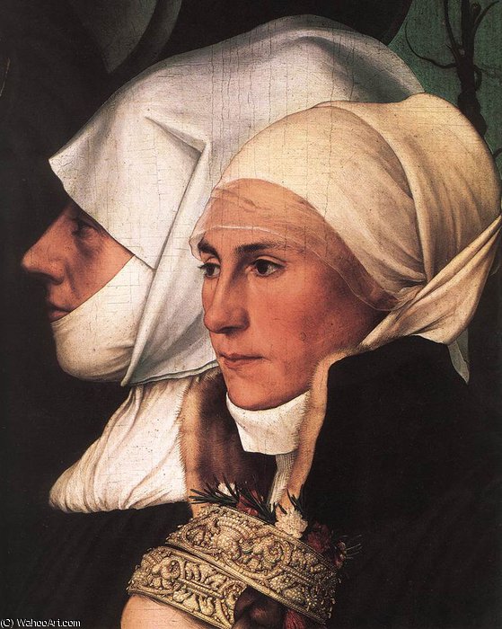 Order Oil Painting Replica darmstadt madonna (detail - ) by Hans Holbein The Younger (1497-1543, Italy) | ArtsDot.com