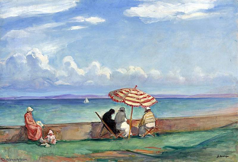 Order Paintings Reproductions By the Sea by Henri Lebasque (1865-1937, France) | ArtsDot.com