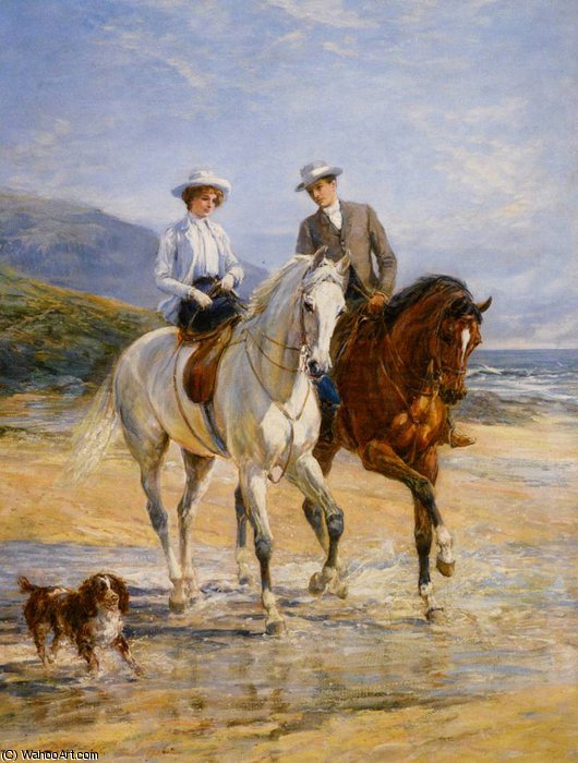 Buy Museum Art Reproductions pleasant company, 1906 by Heywood Hardy (1842-1933, United Kingdom) | ArtsDot.com