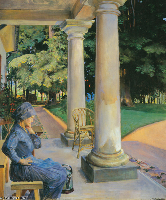 Order Paintings Reproductions the gardener by Jacek Malczewski (1854-1897, United States) | ArtsDot.com