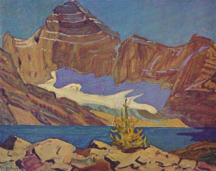 Order Paintings Reproductions lake mcarthur, 1925 by James Edward Hervey Macdonald (1873-1932, United Kingdom) | ArtsDot.com