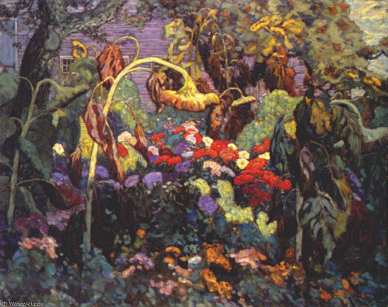 Order Oil Painting Replica the tangled garden, 1916 by James Edward Hervey Macdonald (1873-1932, United Kingdom) | ArtsDot.com