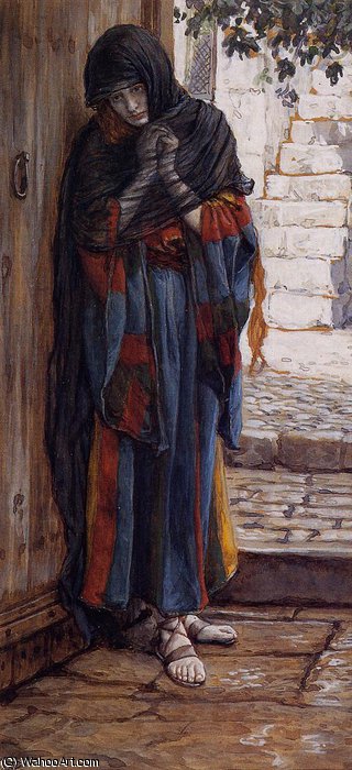 Order Artwork Replica the repentant magdalene by James Jacques Joseph Tissot (1836-1902, France) | ArtsDot.com