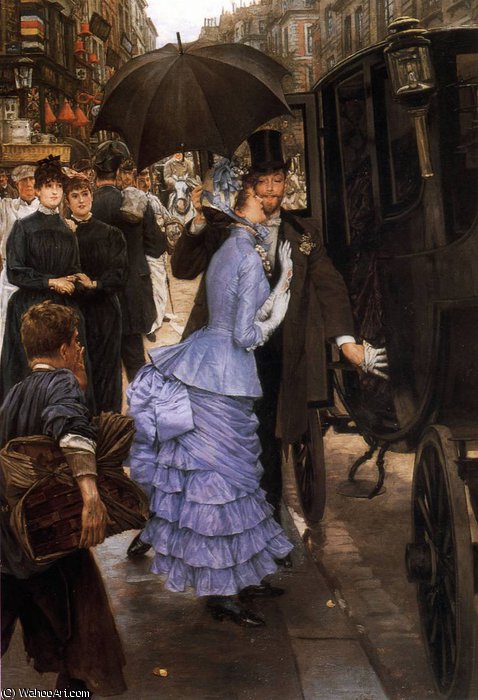 Order Art Reproductions the traveller by James Jacques Joseph Tissot (1836-1902, France) | ArtsDot.com