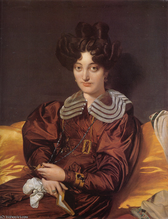 Order Oil Painting Replica madame marie marcotte by Jean Auguste Dominique Ingres (1780-1867, France) | ArtsDot.com