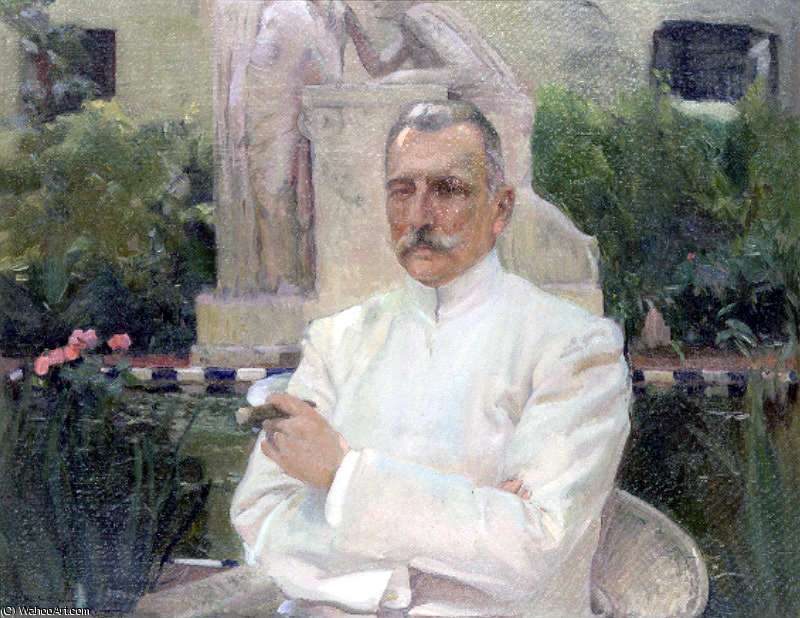 Order Oil Painting Replica Retrato de D. Amalio Gimeno by Joaquin Sorolla Y Bastida (1863-1923, Spain) | ArtsDot.com