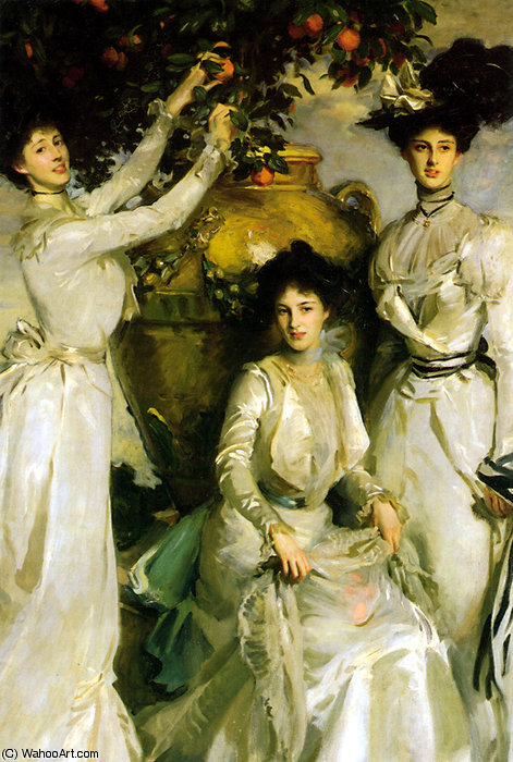 Order Paintings Reproductions the Acheson Sisters by John Singer Sargent (1856-1925, Italy) | ArtsDot.com