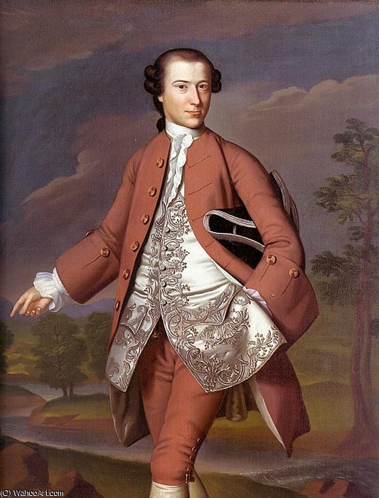 Order Paintings Reproductions theodore atkinson - oil on canvas -, 1758 by John Singleton Copley (1738-1815, United Kingdom) | ArtsDot.com