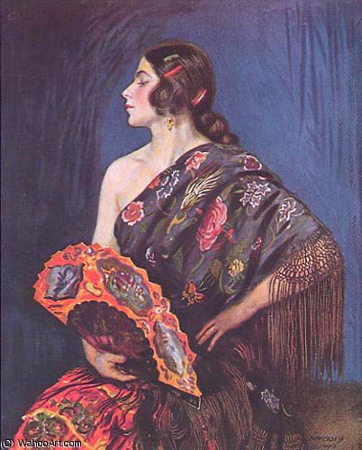Order Art Reproductions la maja by Jorge Apperley (George Owen Wynne Apperley) (Inspired By) (1884-1960, United Kingdom) | ArtsDot.com