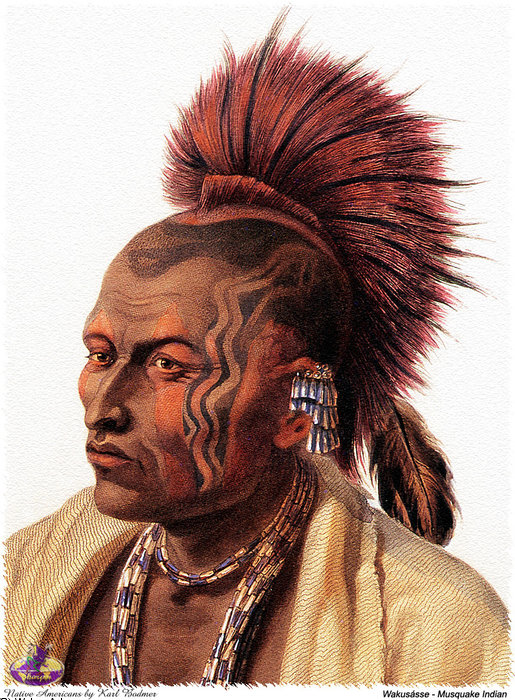Order Oil Painting Replica sharper native americans (17) by Karl Bodmer (1809-1893, Switzerland) | ArtsDot.com