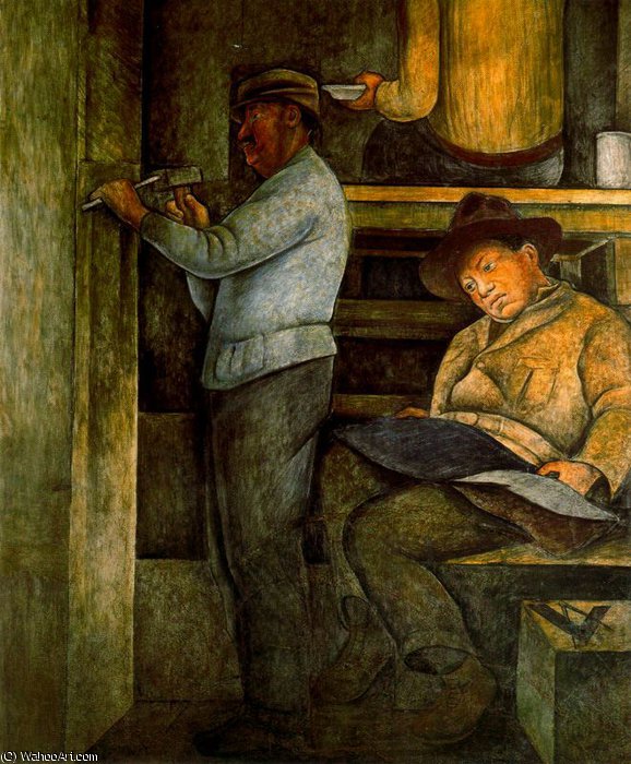 Order Oil Painting Replica untitled (9933) by Diego Rivera (Inspired By) (1886-1957, Mexico) | ArtsDot.com