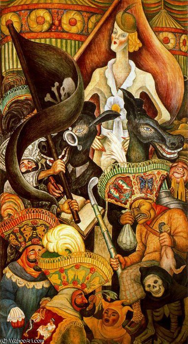 Order Oil Painting Replica untitled (9544) by Diego Rivera (Inspired By) (1886-1957, Mexico) | ArtsDot.com