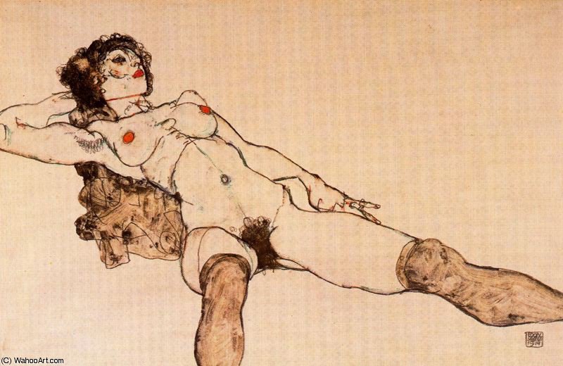 Buy Museum Art Reproductions untitled (1264) by Egon Schiele (1890-1918, Croatia) | ArtsDot.com