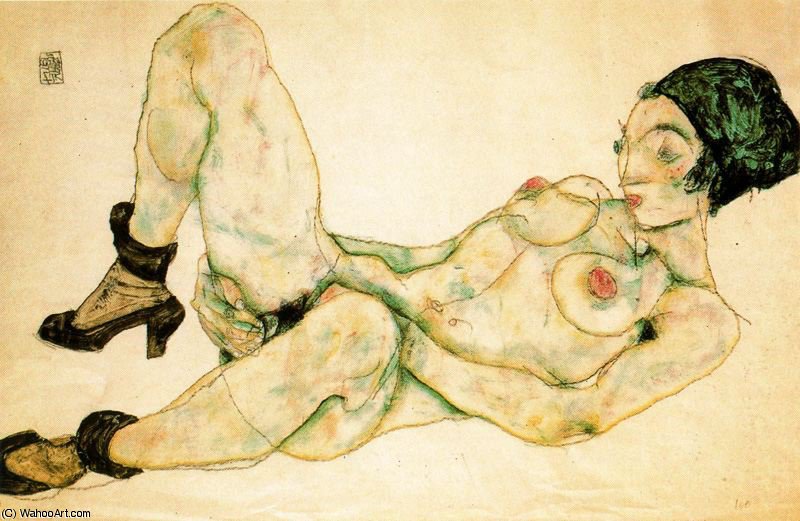 Buy Museum Art Reproductions untitled (6830) by Egon Schiele (1890-1918, Croatia) | ArtsDot.com