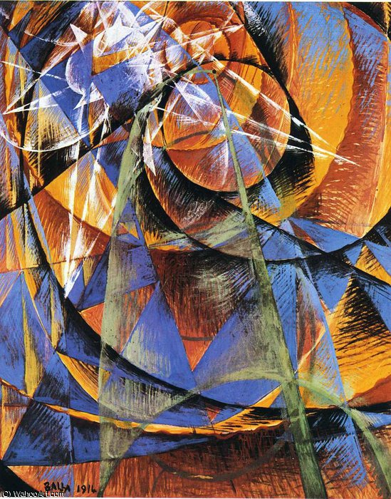 Order Oil Painting Replica untitled (7547) by Giacomo Balla (Inspired By) (1871-1958, Italy) | ArtsDot.com