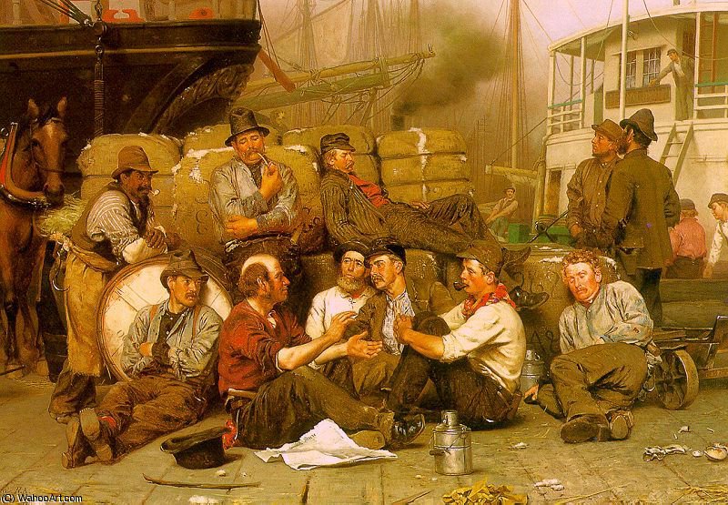 Order Oil Painting Replica untitled (6981) by John George Brown (1831-1913, United Kingdom) | ArtsDot.com