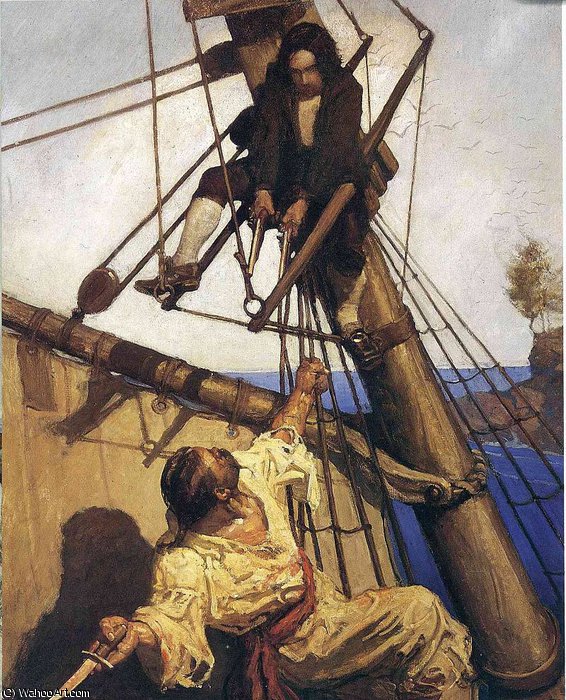 Order Oil Painting Replica untitled (9350) by Nc Wyeth (1882-1945, United States) | ArtsDot.com