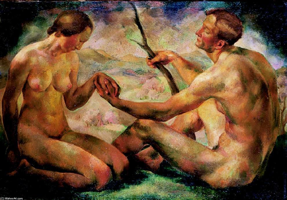 Order Artwork Replica May (human Couple) by Erzsebet Korb (1899-1925, Hungary) | ArtsDot.com