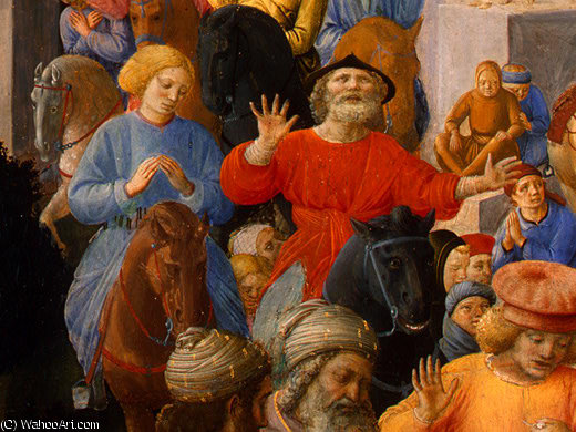Order Artwork Replica The Adoration of the Magi (14) by Fra Filippo Lippi (1406-1469, Italy) | ArtsDot.com
