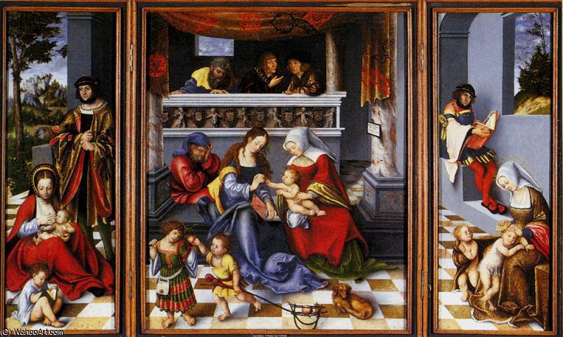 Order Oil Painting Replica altar of the holy family by Lucas Cranach The Elder (1472-1553, Germany) | ArtsDot.com