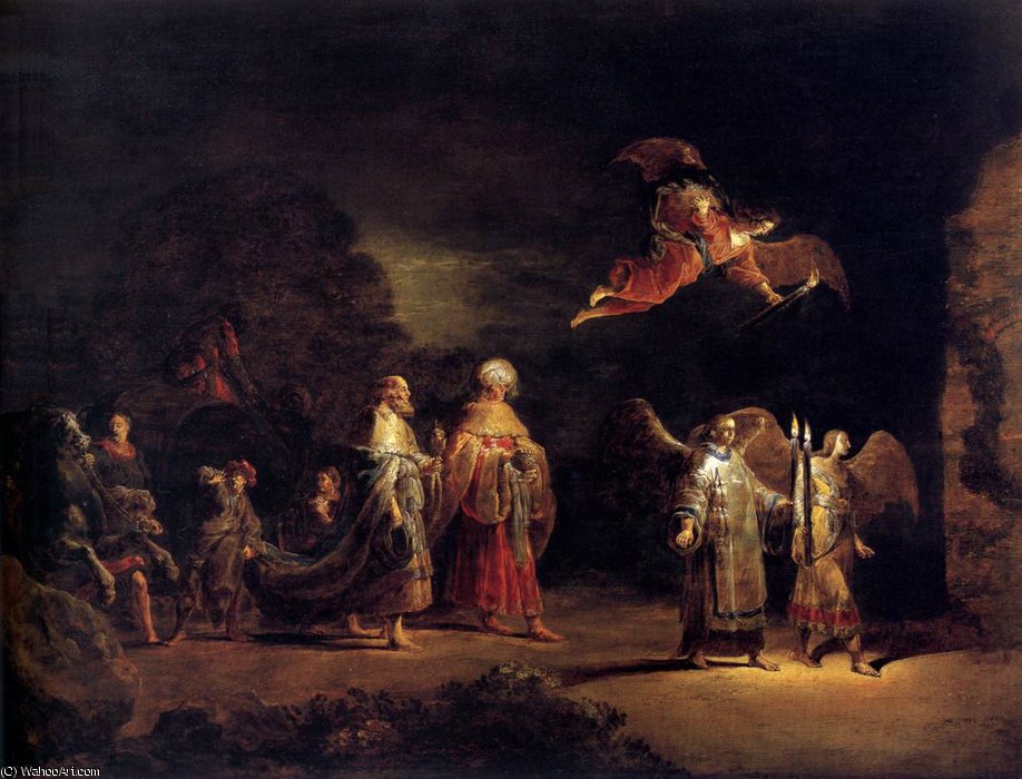 Buy Museum Art Reproductions Journey of the Three Magi to Bethlehem by Leonaert Bramer (1596-1674, Netherlands) | ArtsDot.com
