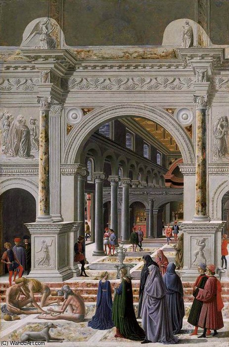 Order Art Reproductions Presentation of the Virgin in the Temple by Fra Carnevale (1420-1484, Italy) | ArtsDot.com