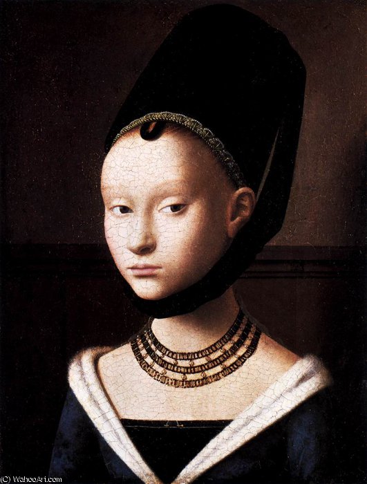 Order Artwork Replica Portrait of a Young Girl by Petrus Christus (1465-1476, Belgium) | ArtsDot.com