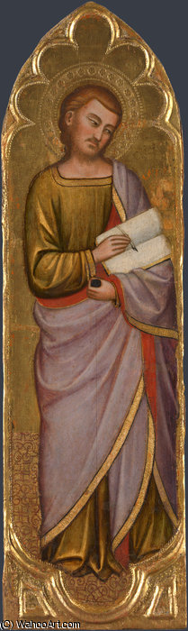 Order Paintings Reproductions Saint luke by Jacopo Di Cione (1325-1399, Italy) | ArtsDot.com