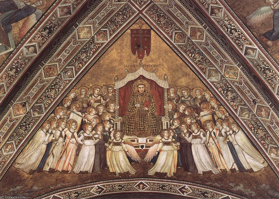 Order Oil Painting Replica St Francis in Glory by Giotto Di Bondone (1267-1337, Italy) | ArtsDot.com