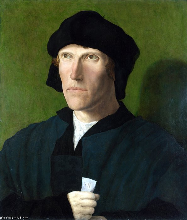 Order Oil Painting Replica A Man aged - (38) by Lucas Van Leyden (1494-1533, Netherlands) | ArtsDot.com