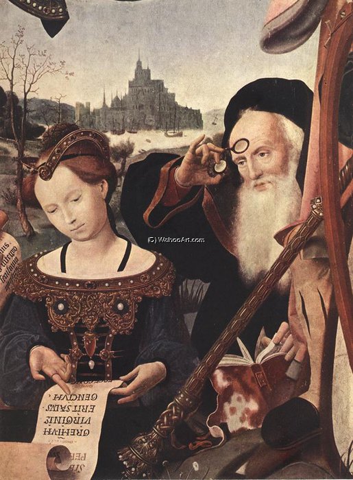 Order Art Reproductions The Coronation of the Virgin (detail) by Jan Provoost (1462-1529, Belgium) | ArtsDot.com