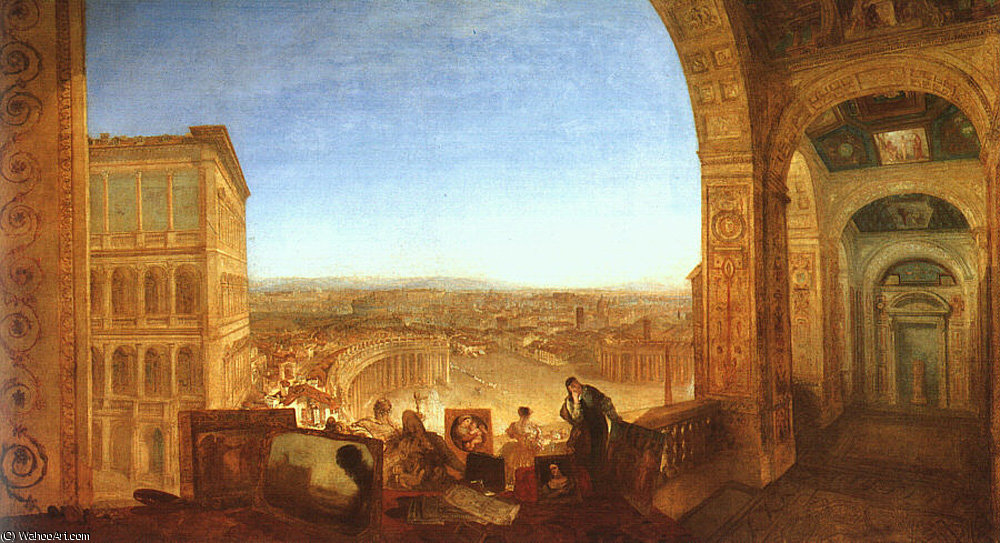 Buy Museum Art Reproductions Rome from the Vatican by William Turner (1775-1851, United Kingdom) | ArtsDot.com