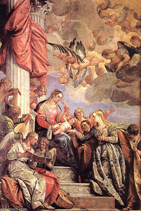 Buy Museum Art Reproductions The Marriage of St Catherine by Paolo Veronese (1528-1588, Italy) | ArtsDot.com