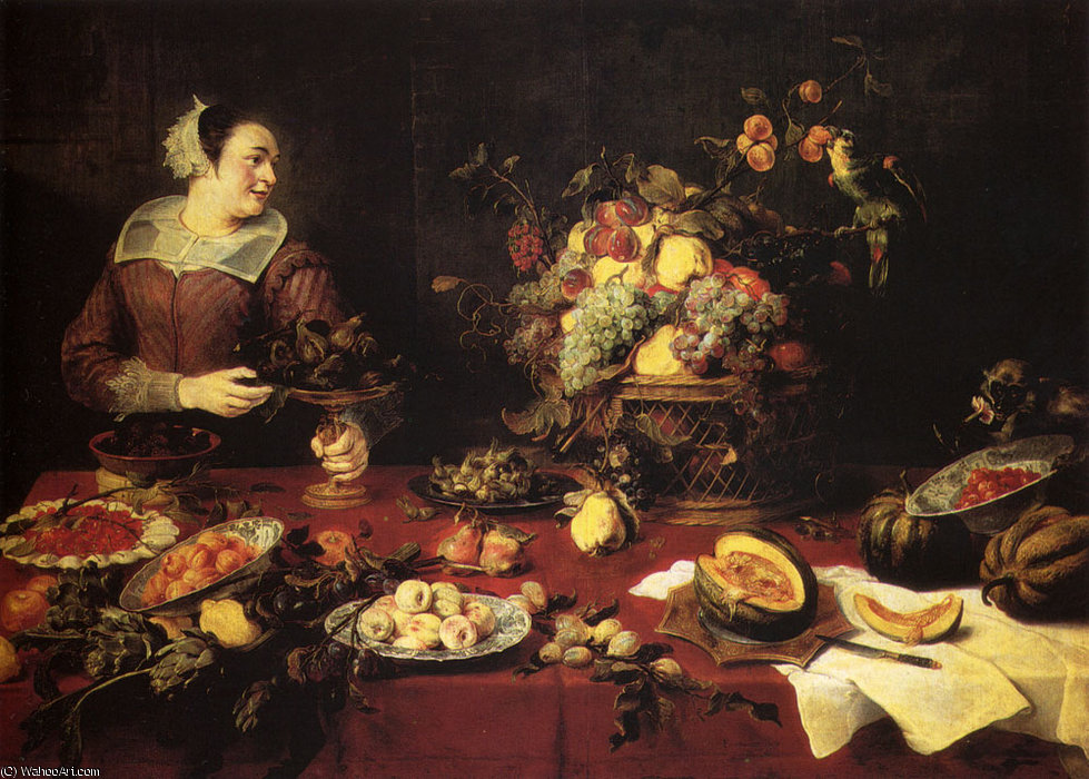 Buy Museum Art Reproductions The basket of fruit by Frans Snyders (1579-1657, Belgium) | ArtsDot.com
