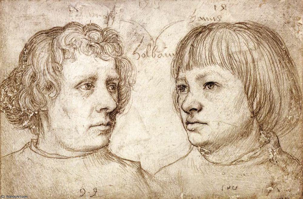 Buy Museum Art Reproductions Ambrosius and hans holbien by Hans Holbein The Elder | ArtsDot.com