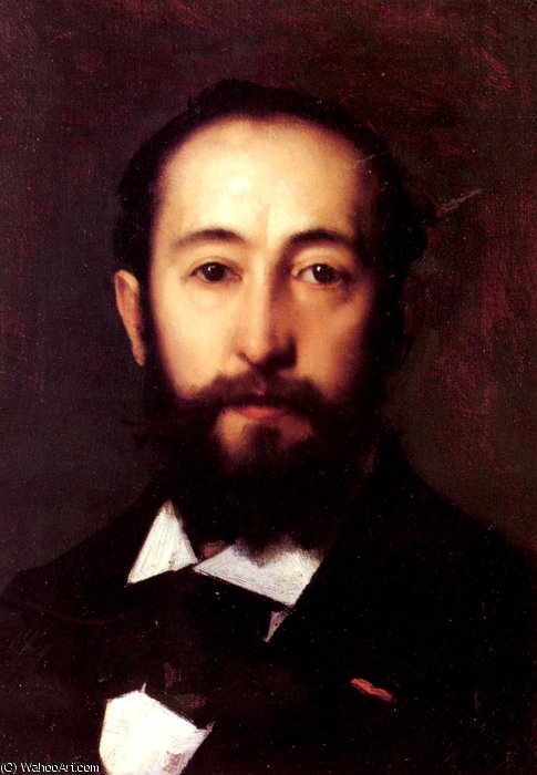 Order Paintings Reproductions Portrait_D-Homme by Jean Jacques Henner (1829-1905, France) | ArtsDot.com