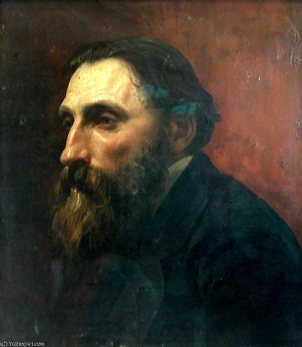 Order Art Reproductions Portrait de Rodin by Jean-Paul Laurens (1838-1921, France) | ArtsDot.com