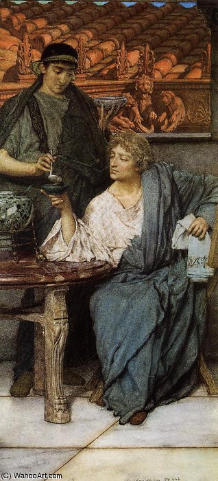 Order Artwork Replica The roman wine tasters by Lawrence Alma-Tadema | ArtsDot.com