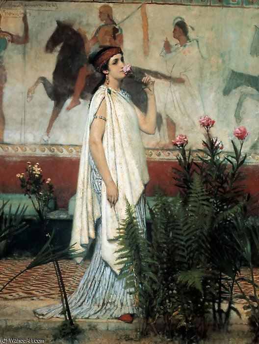 Order Oil Painting Replica A greek woman by Lawrence Alma-Tadema | ArtsDot.com